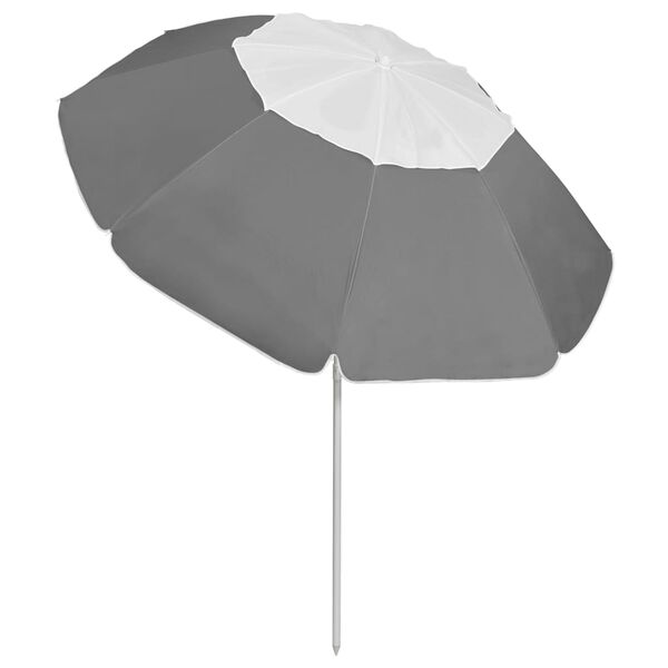 vidaXL Beach Parasol Anthracite 300 cm