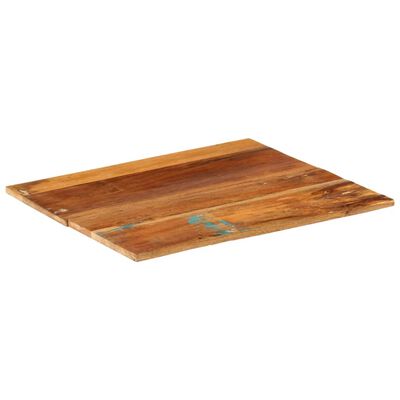 vidaXL Table Top 60x60x(1.5-1.6) cm Solid Wood Reclaimed