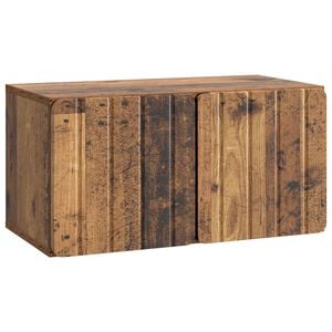 vidaXL Wall-Mounted TV Cabinet Wall-mounted Old Wood 59.5 x 31 x 30 cm