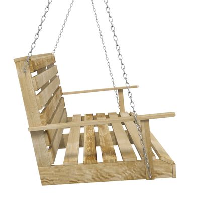 vidaXL Swing Bench 110 cm Impregnated Pinewood