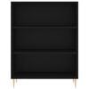 vidaXL Highboard Black 69.5x32.5x180 cm Engineered Wood
