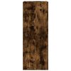 vidaXL Shoe Cabinet Smoked Oak 52x37.5x100 cm Engineered Wood