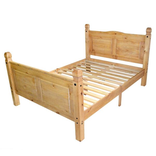 vidaXL Bed Frame without Mattress Mexican Pine Corona Range 160x200 cm