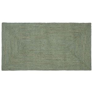 vidaXL Area Rugs Rectangular Olive Green 80 x 150 cm Jute