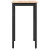 vidaXL Bar Table Natural 70 x 70 x 105 cm Solid Pine Wood