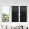 vidaXL Window Film Static Frosted Black 90x2000 cm PVC