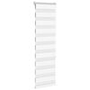 vidaXL Zebra Blind White 40x150 cm Fabric Width 35.9 cm Polyester