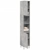 vidaXL Bathroom Cabinet Concrete Grey 30x30x190 cm Engineered Wood