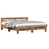 vidaXL Bed Frame Old Wood 203 x 185 x 70 cm Engineered Wood
