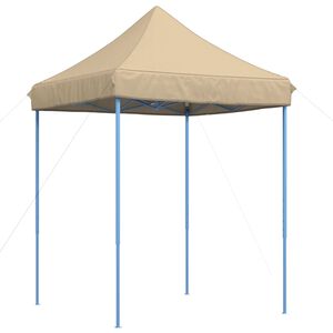 vidaXL Party Tent Beige Oxford Fabric