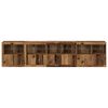 vidaXL LED Sideboard Old Wood 283 x 37 x 67 cm Engineered Wood
