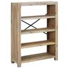 vidaXL 4-Tier Bookcase 80x30x110 cm Solid Wood Acacia