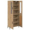 vidaXL Highboard Artisan Oak 69.5 x 34 x 180 cm Engineered Wood