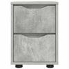 vidaXL Bedside Tables 2 pcs Concrete Grey 30.5 x 30 x 43 cm