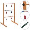 vidaXL Golf Spin Ladder Wood