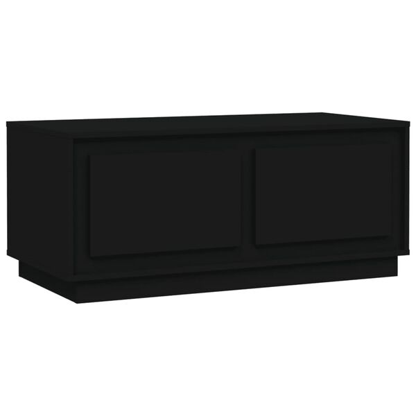 vidaXL Coffee Table Black 102x50x44 cm Engineered Wood