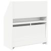vidaXL Kids Bookshelf White 60 x 29.5 x 69 cm Engineered Wood