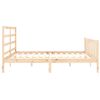 vidaXL Bed Frame without Mattress 200x200 cm Solid Wood Pine
