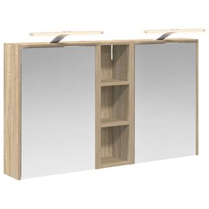 vidaXL Bathroom Cabinet Set 3 pcs 106 x 16 x 62.5 cm Engineered wood