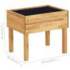vidaXL Raised Garden Planter 50x40x45 cm Solid Acacia Wood