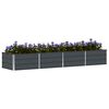 vidaXL Planter Anthracite 320 x 80 x 45 cm Steel