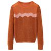 Kids'Sweater Knitted Cognac 128