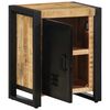 vidaXL Bedside Cabinet 40x30x51 cm Solid Rough Wood Mango