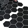 vidaXL Hexagon Tile 10 pcs Grey 30 x 30 cm Polyurethane and PET