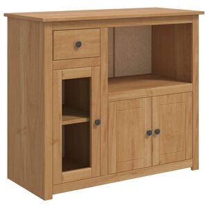 VidaXL Microwave Sideboard PANAMA Honey Wax 99.5 x 44 x 86.5 cm