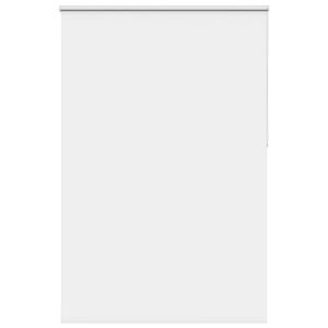 vidaXL Roller Blind Blackout White 145x210 cm Fabric Width 141.6 cm Polyester