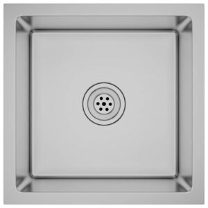 vidaXL Handmade Kitchen Sink Stainless Steel