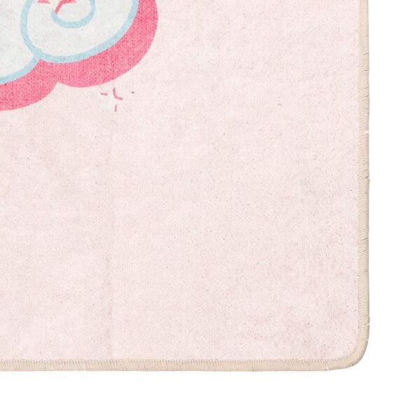 vidaXL Kids' Rug Pink 160x230 cm Unicorn Washable