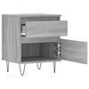 vidaXL Bedside Cabinets 2 pcs Grey Sonoma 40x35x50 cm Engineered Wood