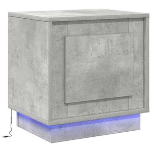 vidaXL Bedside Cabinet Concrete grey 44 x 34.5 x 45 cm Engineered wood