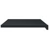 vidaXL Window Sill Anthracite with Wood Grain 60 x 40 x 4.5 cm PVC