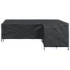 vidaXL Furniture Cover Black 250 x 180 x 80 cm 210D Oxford Fbric