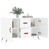 vidaXL Sideboard High Gloss White 100x36x60 cm Engineered Wood