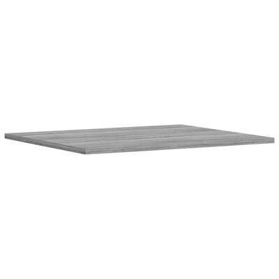 vidaXL Wall Shelves 4 pcs Grey Sonoma 60x50x1.5 cm Engineered Wood