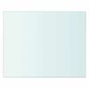 vidaXL Shelves 2 pcs Panel Glass Clear 20x20 cm