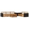 vidaXL Outdoor Sofa Set 6 pcs Natural Solid Acacia Wood