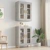 vidaXL Hanging Wall Cabinet Concrete Grey 69.5x34x90 cm