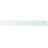 vidaXL Shelves 2 pcs Panel Glass Clear 110x12 cm