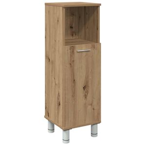 vidaXL Bathroom Cabinet Artisan Oak 30x30x95 cm Engineered Wood