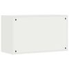 vidaXL Wall Cabinet for Garage with Gas-lift Door White