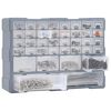 vidaXL Multi-drawer Organiser with 38 Drawers 52x16x37.5 cm