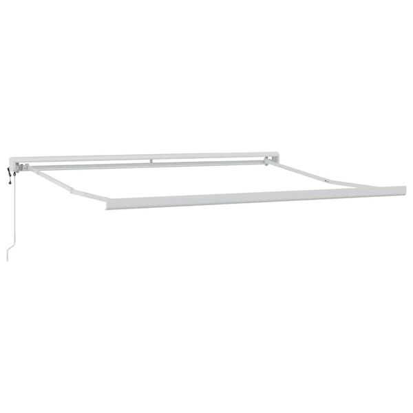 vidaXL Awning Frame White 350 x 250 cm Aluminium