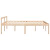 vidaXL Senior Bed without Mattress 140x200cm Solid Wood Pine