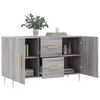 vidaXL Sideboard Grey Sonoma 100x36x60 cm Engineered Wood