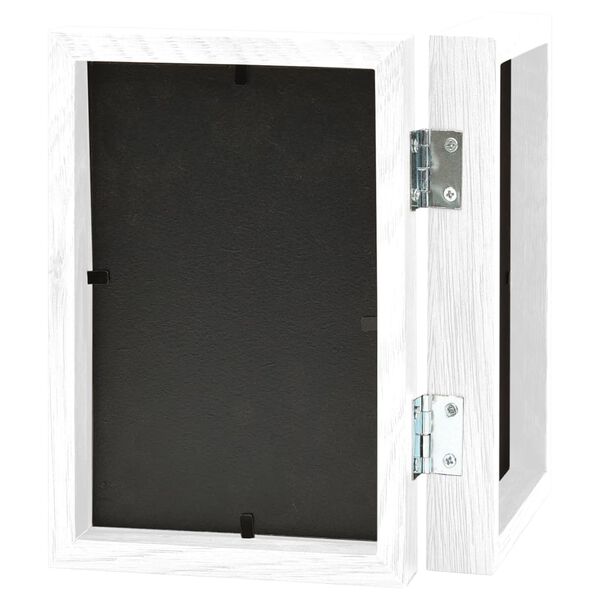 vidaXL Bifold Photo Frame Collage White 2x