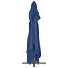 vidaXL Cantilever Garden Parasol with Aluminium Pole 4x3 m Azure Blue